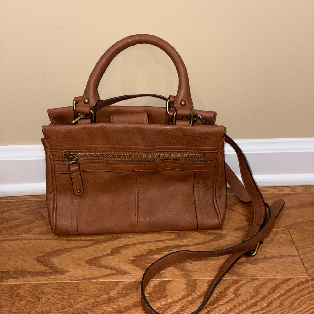 Brown Distressed Handbag